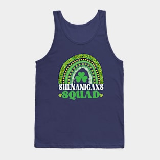 Shenanigans Squad - Retro Rainbow St Patricks Day Tank Top